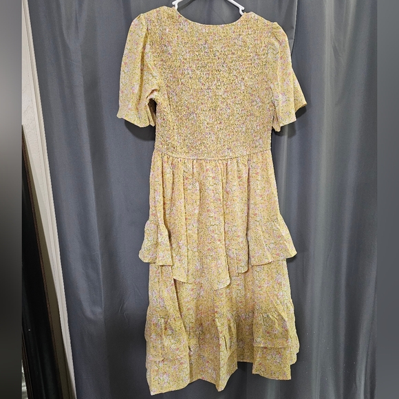Yellow Polygram sundress medium - Picture 4 of 10